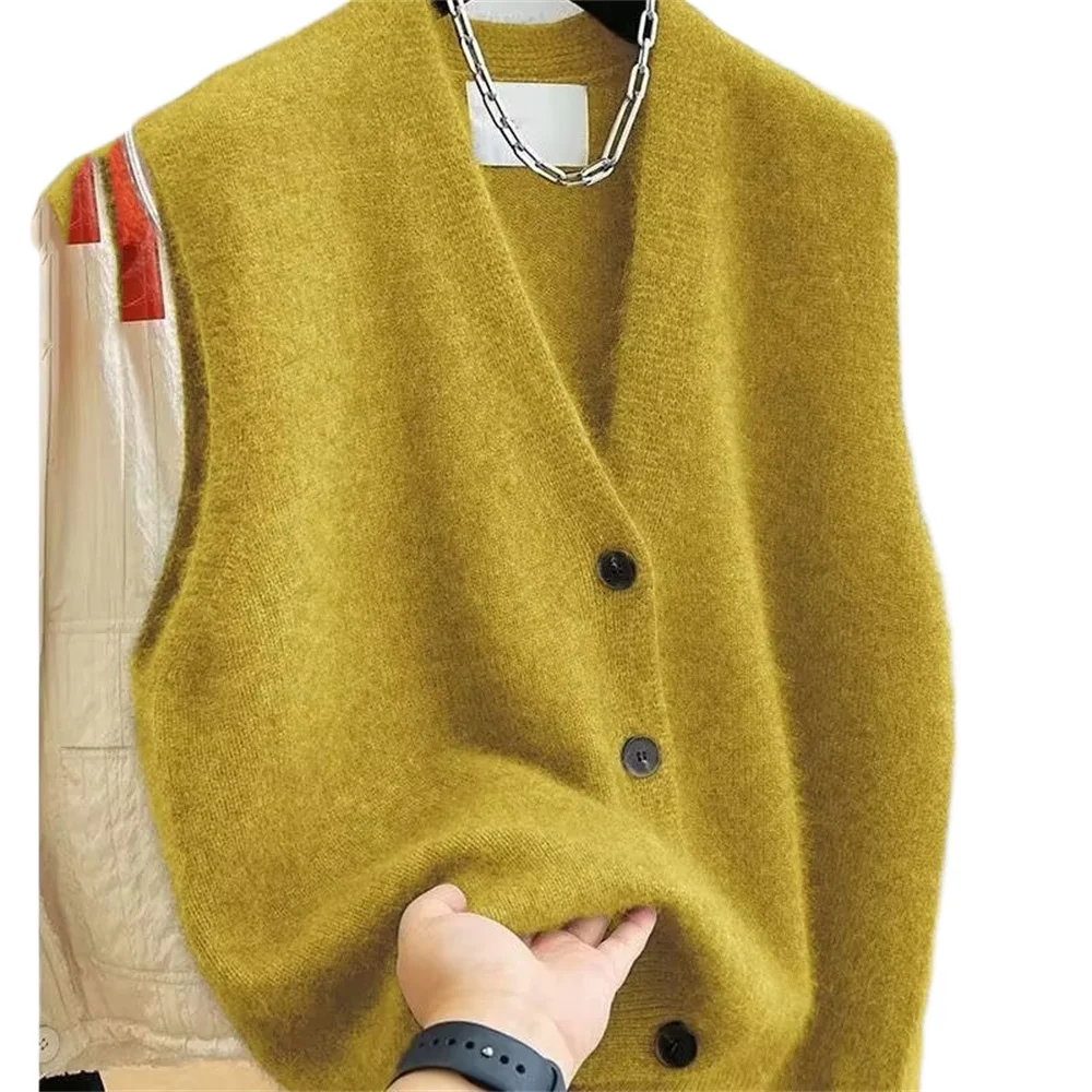 Winter Clothing Factory Outlet - 2025YENI Kadın V Yaka Kazak Yelek
