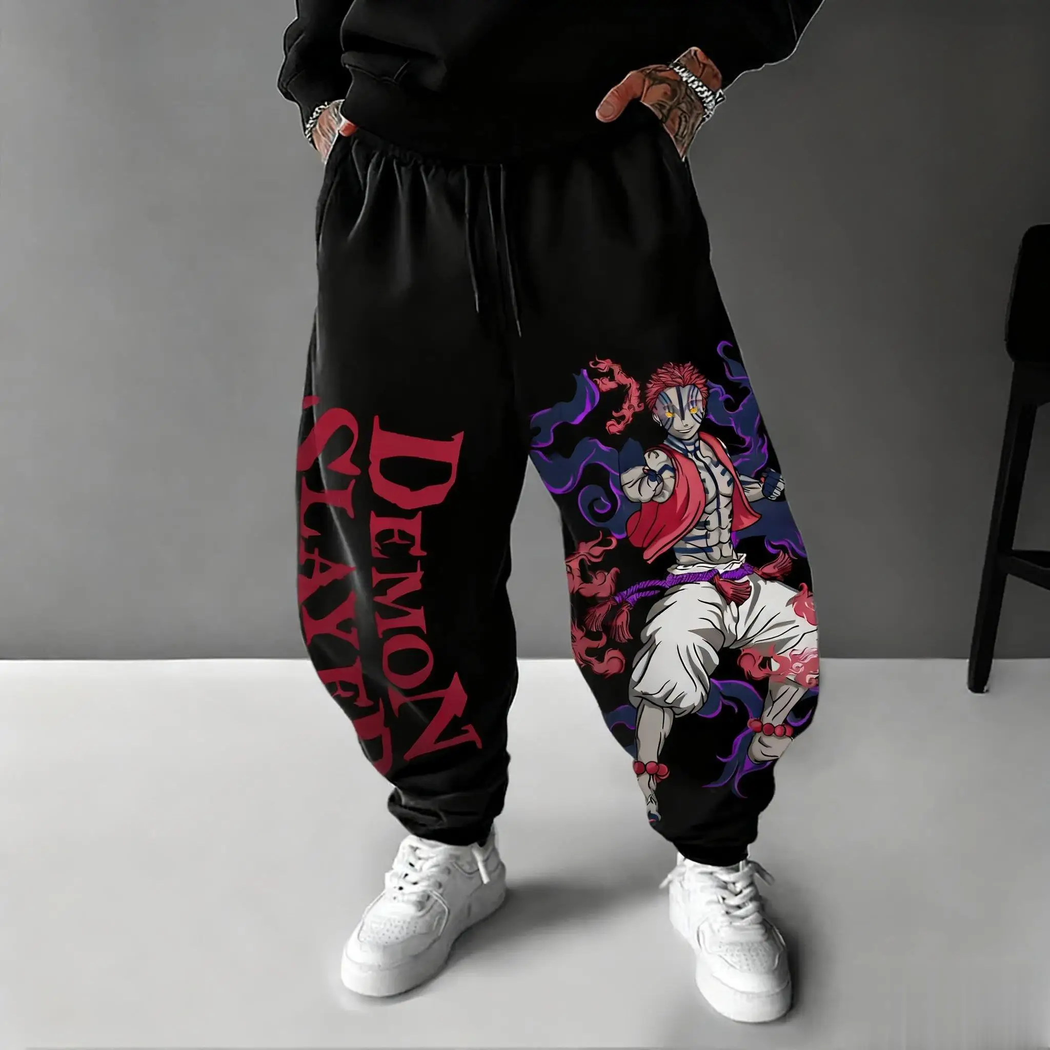 Winter Clothing Anime - 2026 iblis avcısı Akaza Anime pantolon