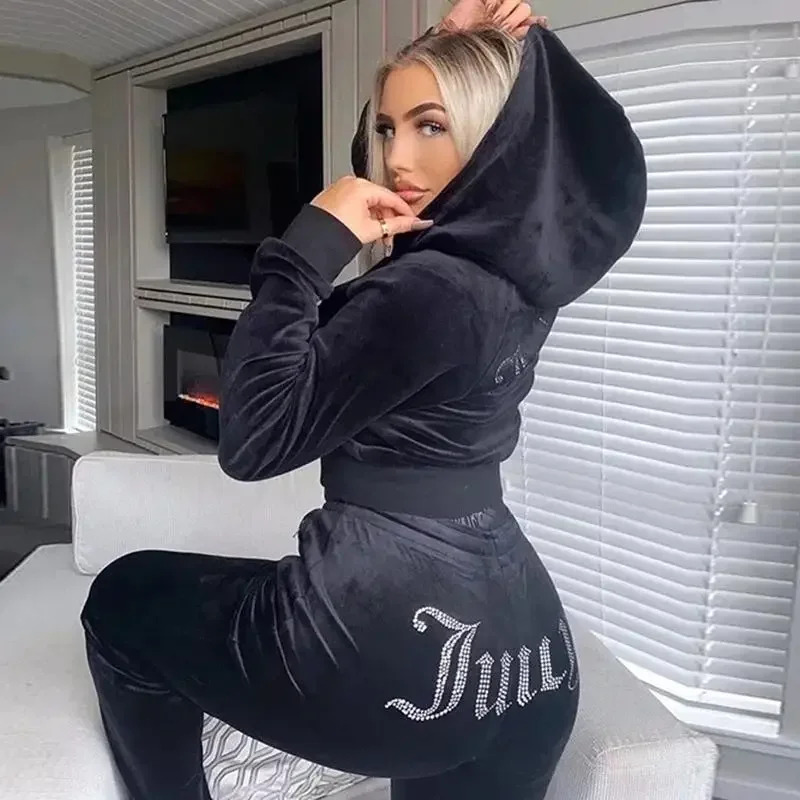 Winter Clothing Anime - 2025Yeni Kış Sulu Coutoure Eşofman Kadın