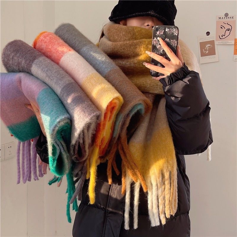 Cashmere Scarf Wrap - 2025New Kış Kalın Sıcak Eşarp Kadın