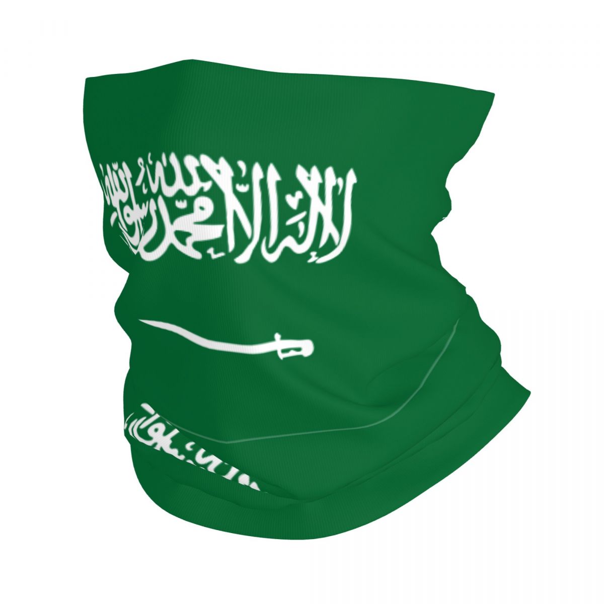 Wool Balaclava Knit - Suudi arabistan bayrağı Bandana boyun kapak