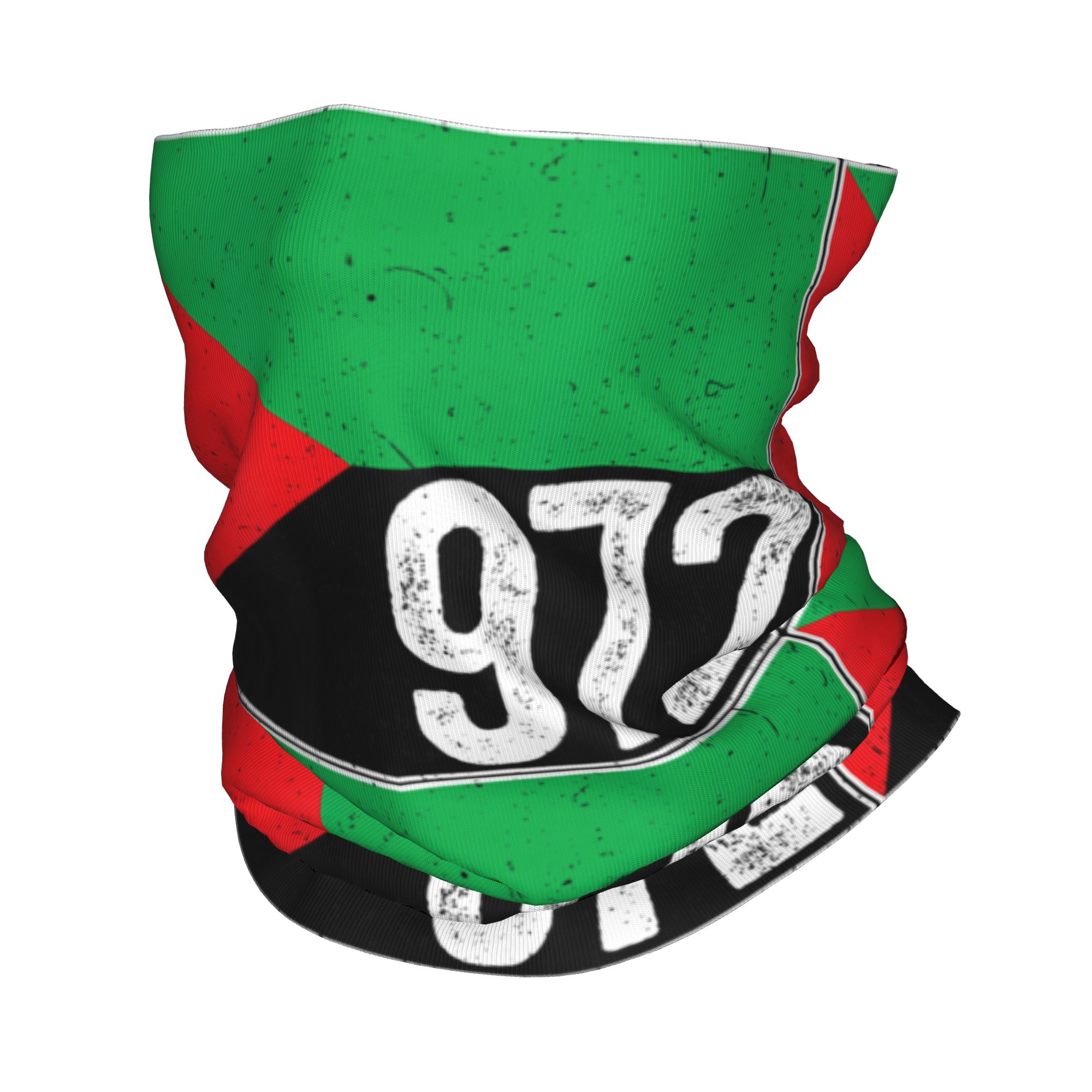 Wool Balaclava Knit - Martinique 972 Madinina Bayrağı Bandana Boyun