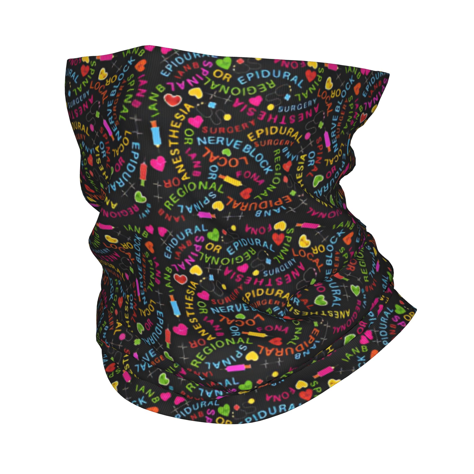 Wool Balaclava Knit - Anestezi Anesteziyoloji Tıbbi Bandana Boyun Körüğü