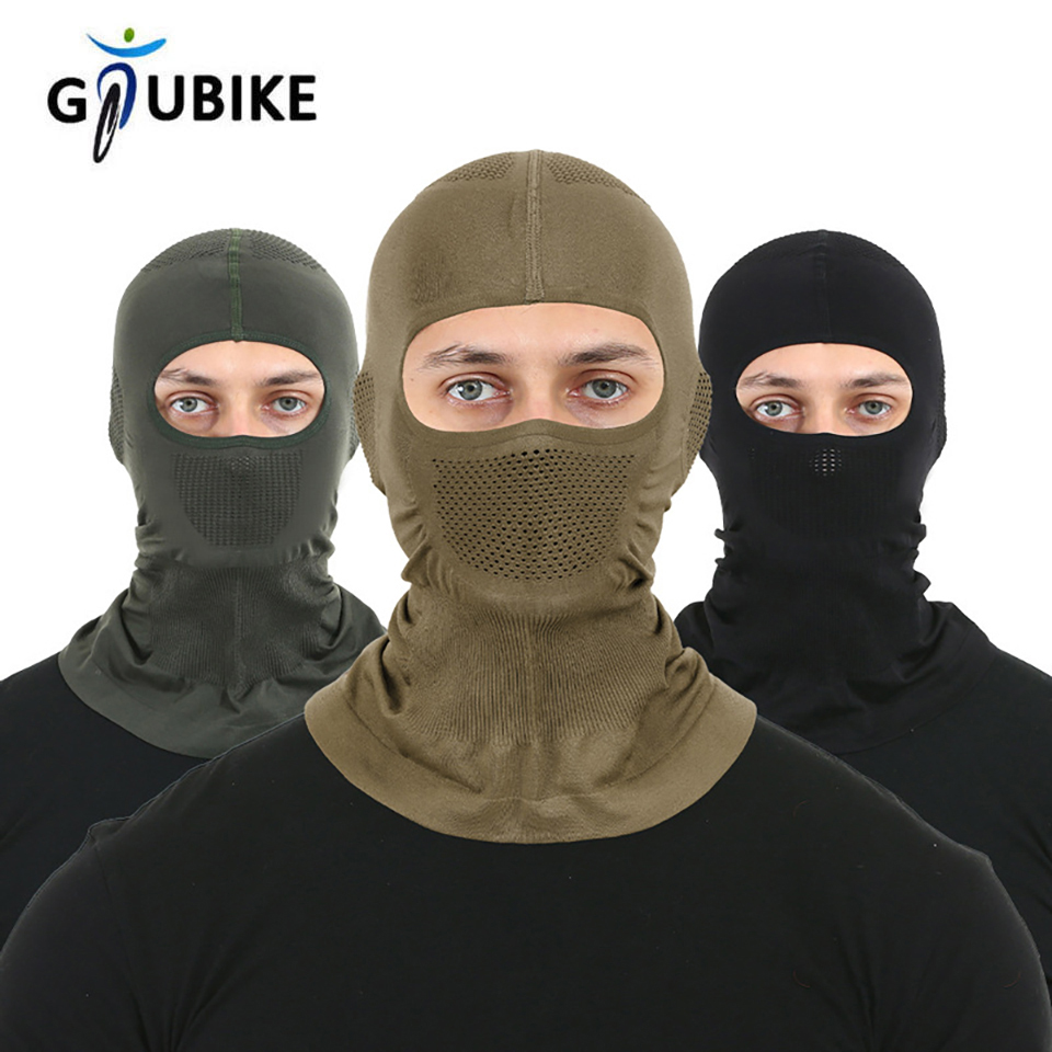 Wool Balaclava Knit - GTUBIKE Nefes Balaclava Şapka Yüksek Elastik