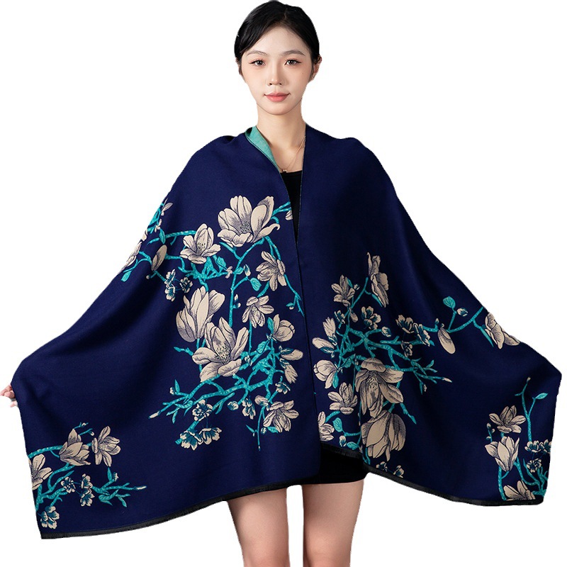Kadın Kış Şal Kaşmir Eşarp Çiç - Cashmere Scarf Wrap incelemesi ve fiyatı