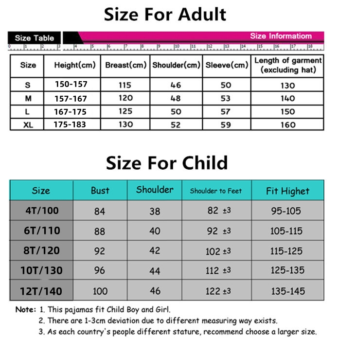 Yetişkinler Çocuklar Onesies Y - Winter Clothing Factory Outlet incelemesi ve fiyatı
