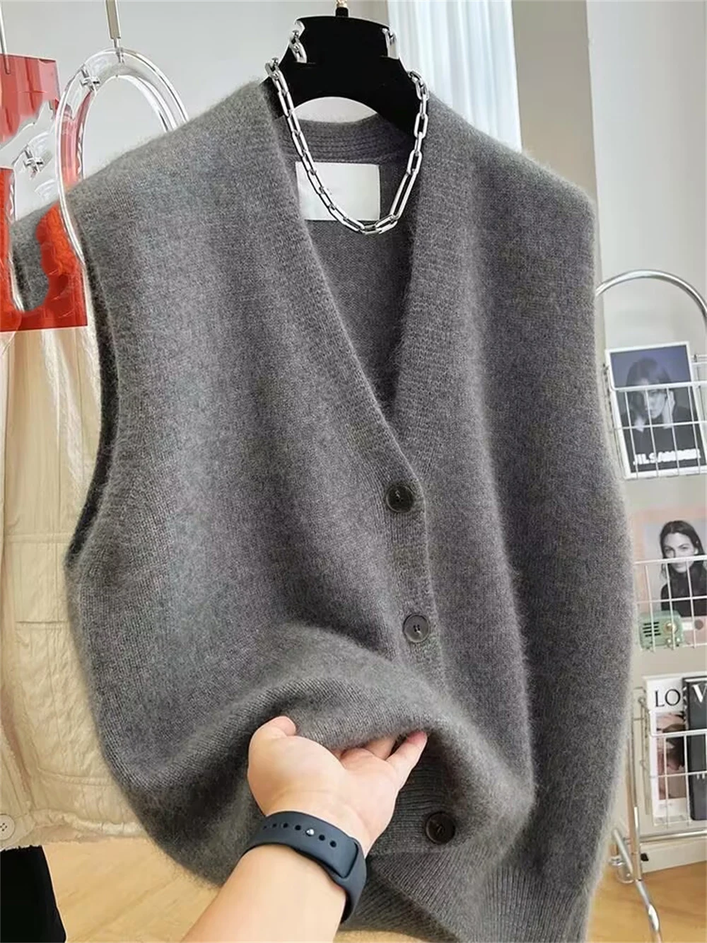 2025YENI Kadın V Yaka Kazak Ye - Winter Clothing Factory Outlet incelemesi ve fiyatı