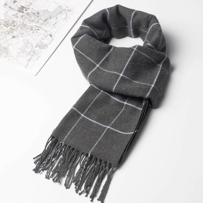 2023 Yeni Kış Erkek Eşarp Sıca - Cashmere Scarf Wrap incelemesi ve fiyatı