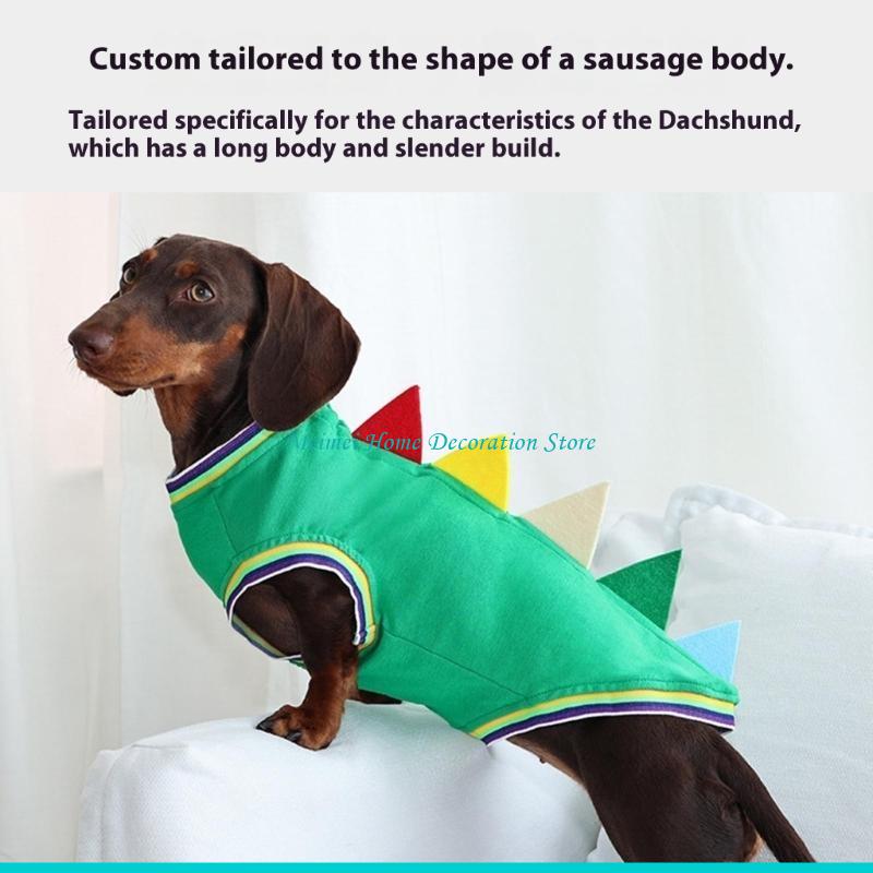 H7BF Dachshund Dinozor Tema Ko - Winter Clothing For Dogs incelemesi ve fiyatı