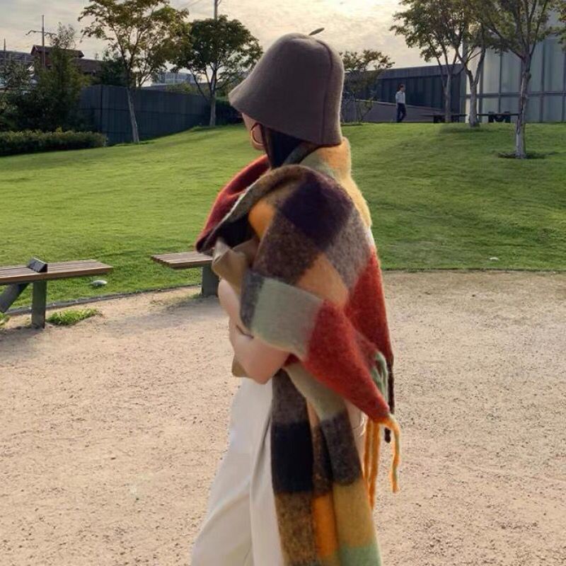 YENI Lüks Kış Kalın Sıcak Eşar - Cashmere Scarf Wrap incelemesi ve fiyatı