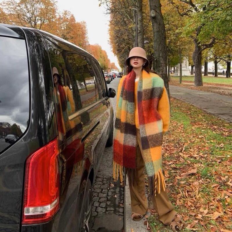 YENI Lüks Kış Kalın Sıcak Eşar - Cashmere Scarf Wrap incelemesi ve fiyatı